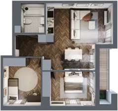 3 pokoje, mieszkanie 58,50 m², piętro 6, oferta nr M52, KrakoVska - Etap II, Rzeszów, Krakowska-Południe, ul. Krakowska 31