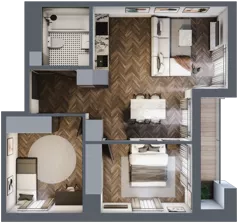 3 pokoje, mieszkanie 58,22 m², piętro 2, oferta nr M16, KrakoVska - Etap II, Rzeszów, Krakowska-Południe, ul. Krakowska 31