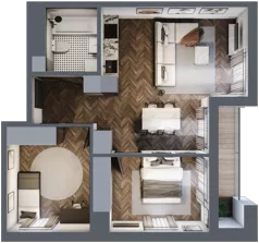 3 pokoje, mieszkanie 58,05 m², piętro 4, oferta nr M34, KrakoVska - Etap II, Rzeszów, Krakowska-Południe, ul. Krakowska 31