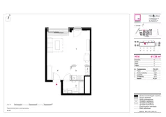 1 pokój, mieszkanie 41,34 m², piętro 3, oferta nr H14, 19. Dzielnica V etap, Warszawa, Wola, Czyste, ul. Kolejowa/Przyokopowa