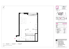 1 pokój, mieszkanie 47,15 m², piętro 7, oferta nr H35, 19. Dzielnica V etap, Warszawa, Wola, Czyste, ul. Kolejowa/Przyokopowa