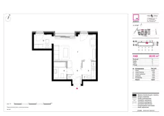 1 pokój, mieszkanie 38,65 m², piętro 3, oferta nr H49, 19. Dzielnica V etap, Warszawa, Wola, Czyste, ul. Kolejowa/Przyokopowa