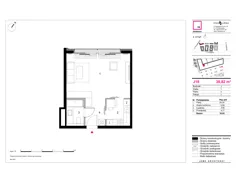 1 pokój, mieszkanie 38,82 m², piętro 3, oferta nr J18, 19. Dzielnica V etap, Warszawa, Wola, Czyste, ul. Kolejowa/Przyokopowa