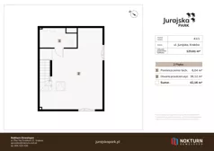 4 pokoje, mieszkanie 123,61 m², parter, oferta nr 41 / 1, Jurajska Park, Kraków, Prądnik Biały, ul. Jurajska