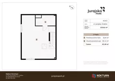 4 pokoje, mieszkanie 123,61 m², parter, oferta nr 41A / 2, Jurajska Park, Kraków, Prądnik Biały, ul. Jurajska