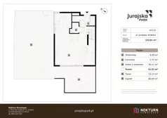 4 pokoje, mieszkanie 123,61 m², parter, oferta nr 41C / 2, Jurajska Park, Kraków, Prądnik Biały, ul. Jurajska
