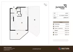 4 pokoje, mieszkanie 123,61 m², parter, oferta nr 41A / 1, Jurajska Park, Kraków, Prądnik Biały, ul. Jurajska