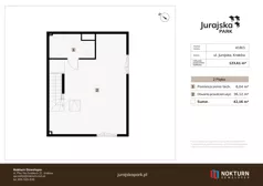 4 pokoje, mieszkanie 123,61 m², parter, oferta nr 41A / 1, Jurajska Park, Kraków, Prądnik Biały, ul. Jurajska