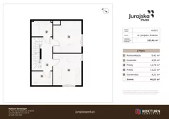 4 pokoje, mieszkanie 123,61 m², parter, oferta nr 41A / 1, Jurajska Park, Kraków, Prądnik Biały, ul. Jurajska