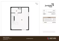 4 pokoje, mieszkanie 123,61 m², parter, oferta nr 41A / 1, Jurajska Park, Kraków, Prądnik Biały, ul. Jurajska