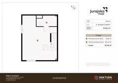 4 pokoje, mieszkanie 123,61 m², parter, oferta nr 41A / 2, Jurajska Park, Kraków, Prądnik Biały, ul. Jurajska