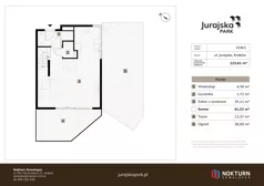 4 pokoje, mieszkanie 123,61 m², parter, oferta nr 41A / 1, Jurajska Park, Kraków, Prądnik Biały, ul. Jurajska