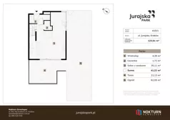 4 pokoje, mieszkanie 123,61 m², parter, oferta nr 41A / 1, Jurajska Park, Kraków, Prądnik Biały, ul. Jurajska