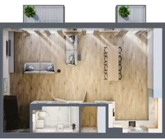 2 pokoje, apartament 124,49 m², piętro 1, oferta nr REWAL.M3, Porto Mare, Mechelinki, ul. Zatokowa