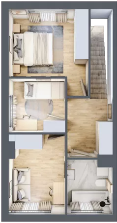 4 pokoje, mieszkanie 80,71 m², parter, oferta nr B12/M1, Libre Park, Kosakowo, ul. Pistacjowa 5