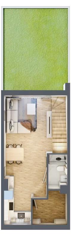 3 pokoje, mieszkanie 69,37 m², parter, oferta nr A8/M2, Libre Park, Kosakowo, ul. Pistacjowa 5
