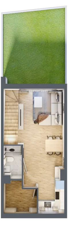 3 pokoje, mieszkanie 69,37 m², parter, oferta nr B9.M2, Libre Park, Kosakowo, ul. Pistacjowa 5