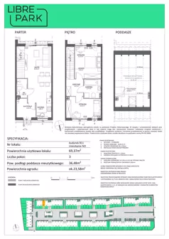 3 pokoje, mieszkanie 69,37 m², parter, oferta nr B11/M2, Libre Park, Kosakowo, ul. Pistacjowa 5