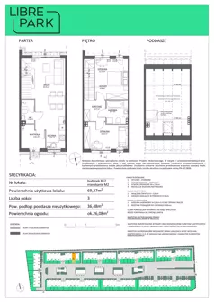 3 pokoje, mieszkanie 69,37 m², parter, oferta nr B12/M2, Libre Park, Kosakowo, ul. Pistacjowa 5