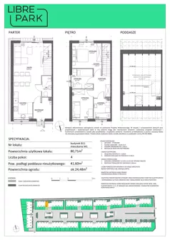 4 pokoje, mieszkanie 80,71 m², parter, oferta nr B11/M1, Libre Park, Kosakowo, ul. Pistacjowa 5