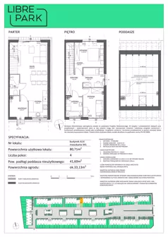 4 pokoje, mieszkanie 80,71 m², parter, oferta nr A14/M1, Libre Park - etap II, Kosakowo, ul. Pistacjowa 5