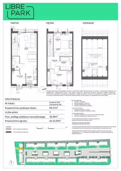 3 pokoje, mieszkanie 69,37 m², parter, oferta nr B10/M2, Libre Park, Kosakowo, ul. Pistacjowa 5