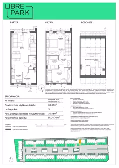 3 pokoje, mieszkanie 69,37 m², parter, oferta nr A16.M2, Libre Park - etap III, Kosakowo, ul. Pistacjowa
