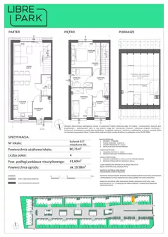 4 pokoje, mieszkanie 80,71 m², parter, oferta nr B17.M1, Libre Park - etap III, Kosakowo, ul. Pistacjowa