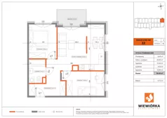 3 pokoje, mieszkanie 56,44 m², piętro 2, oferta nr A32, Poznańska 127, Ożarów Mazowiecki, ul. Poznańska 127B