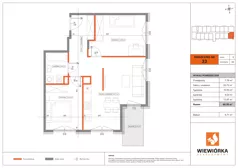 3 pokoje, mieszkanie 60,35 m², piętro 2, oferta nr A33, Poznańska 127, Ożarów Mazowiecki, ul. Poznańska 127B