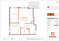 3 pokoje, mieszkanie 50,03 m², piętro 1, oferta nr A06, Poznańska 127, Ożarów Mazowiecki, ul. Poznańska 127B