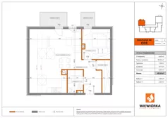 2 pokoje, mieszkanie 49,24 m², piętro 3, oferta nr O33, Nowa Sportowa, Brwinów, ul. Sportowa