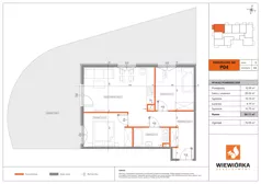 3 pokoje, mieszkanie 56,11 m², piętro 1, oferta nr P13, Nowa Sportowa, Brwinów, ul. Sportowa