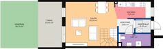 Dom 85,89 m², oferta nr 22A, Falenty Home II etap, Falenty Duże, ul. Falencka