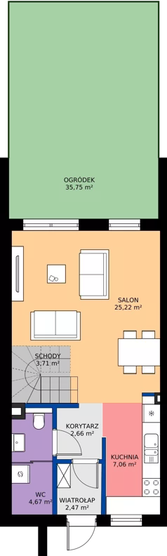 Dom 82,10 m², oferta nr 26A, Falenty Home III etap, Falenty Duże, ul. Falencka