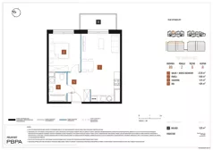 2 pokoje, mieszkanie 45,14 m², piętro 6, oferta nr B9/037, Nowa Praga, Warszawa, Praga Północ, Nowa Praga, ul. Rozwojowa