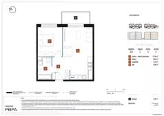 2 pokoje, mieszkanie 61,10 m², piętro 4, oferta nr B9/099, Nowa Praga, Warszawa, Praga Północ, Nowa Praga, ul. Rozwojowa