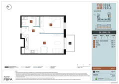 2 pokoje, mieszkanie 45,65 m², piętro 1, oferta nr B10/116, Nowa Praga, Warszawa, Praga Północ, Nowa Praga, ul. Rozwojowa