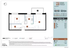 2 pokoje, mieszkanie 49,85 m², piętro 1, oferta nr B9/008, Nowa Praga, Warszawa, Praga Północ, Nowa Praga, ul. Rozwojowa
