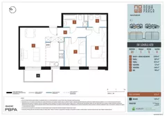 3 pokoje, mieszkanie 45,01 m², piętro 6, oferta nr B9/039, Nowa Praga, Warszawa, Praga Północ, Nowa Praga, ul. Rozwojowa