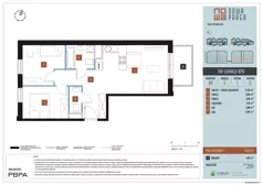 3 pokoje, mieszkanie 55,53 m², piętro 1, oferta nr B9/079, Nowa Praga, Warszawa, Praga Północ, Nowa Praga, ul. Rozwojowa