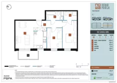 3 pokoje, mieszkanie 61,18 m², piętro 3, oferta nr B9/095, Nowa Praga, Warszawa, Praga Północ, Nowa Praga, ul. Rozwojowa