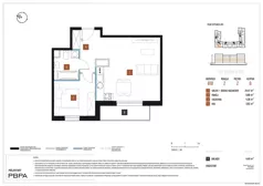 2 pokoje, mieszkanie 44,56 m², piętro 2, oferta nr B10/031, Nowa Praga, Warszawa, Praga Północ, Nowa Praga, ul. Rozwojowa