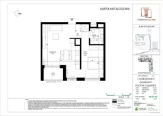 1 pokój, mieszkanie 46,14 m², piętro 1, oferta nr C.007, Towarowa Square, Warszawa, Wola, Czyste, ul. Towarowa