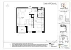 1 pokój, mieszkanie 46,19 m², piętro 5, oferta nr C.032, Towarowa Square, Warszawa, Wola, Czyste, ul. Towarowa