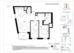 3 pokoje, mieszkanie 61,48 m², piętro 7, oferta nr C.039, Towarowa Square, Warszawa, Wola, Czyste, ul. Towarowa