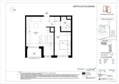 2 pokoje, mieszkanie 46,34 m², piętro 8, oferta nr C.048, Towarowa Square, Warszawa, Wola, Czyste, ul. Towarowa