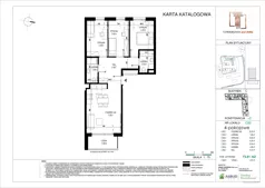 4 pokoje, mieszkanie 73,62 m², piętro 1, oferta nr C.052, Towarowa Square, Warszawa, Wola, Czyste, ul. Towarowa