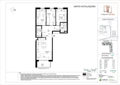 4 pokoje, mieszkanie 73,50 m², piętro 4, oferta nr C.067, Towarowa Square, Warszawa, Wola, Czyste, ul. Towarowa
