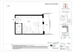 1 pokój, mieszkanie 39,97 m², piętro 5, oferta nr C.069, Towarowa Square, Warszawa, Wola, Czyste, ul. Towarowa